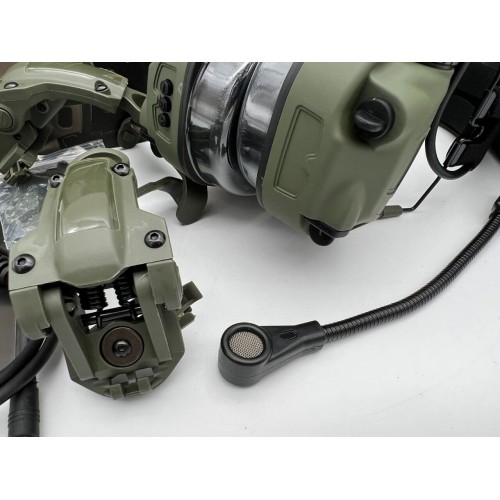 6TH GEN TACTICAL HEADSET тактическая гарнитура, звукосниматель и шумоподавление, активные в Смоленске