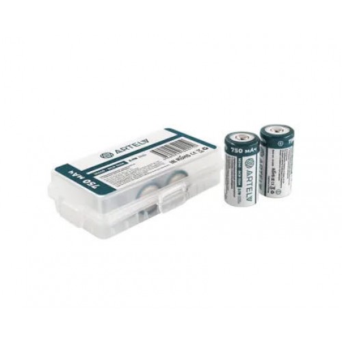 Аккумуляторные батареи RCR123 ARTELV 3.7V Li-Ion 750 mAh в Смоленске