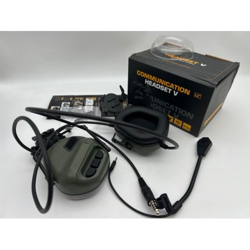 "COMMUNICATION HEADSET V" Активные тактические наушники для стрельбы в Смоленске