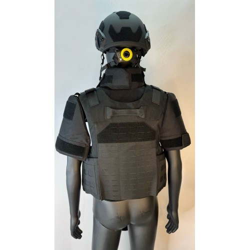 Бронежилет разгрузочный UNIVERSAL ARMOR в Смоленске (СВМПЭ + бронеплиты Бр5 класса) черный