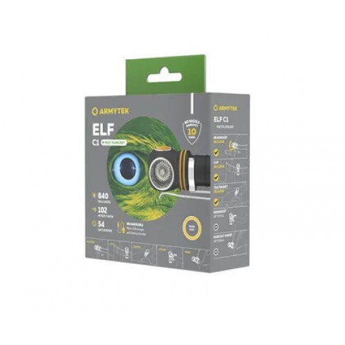 Мультифонарь Armytek ELF C1 Micro USB (теплый свет) в Смоленске