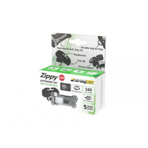 Наключный фонарь Armytek Zippy Extended Set (Grey Onyx) в Смоленске
