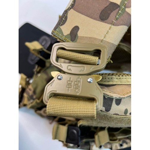 Жилет (плитник быстросъёмный/разгрузка) с возможностью установки боковых плит или боковых баллистических пакетов в Смоленске