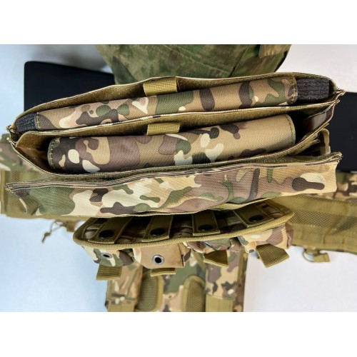 Жилет (плитник быстросъёмный/разгрузка) с возможностью установки боковых плит или боковых баллистических пакетов в Смоленске